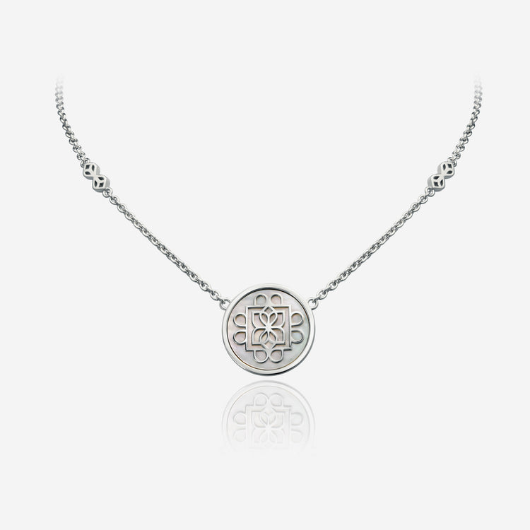 Lanna Eight Petal Deluxe Medallion Necklace